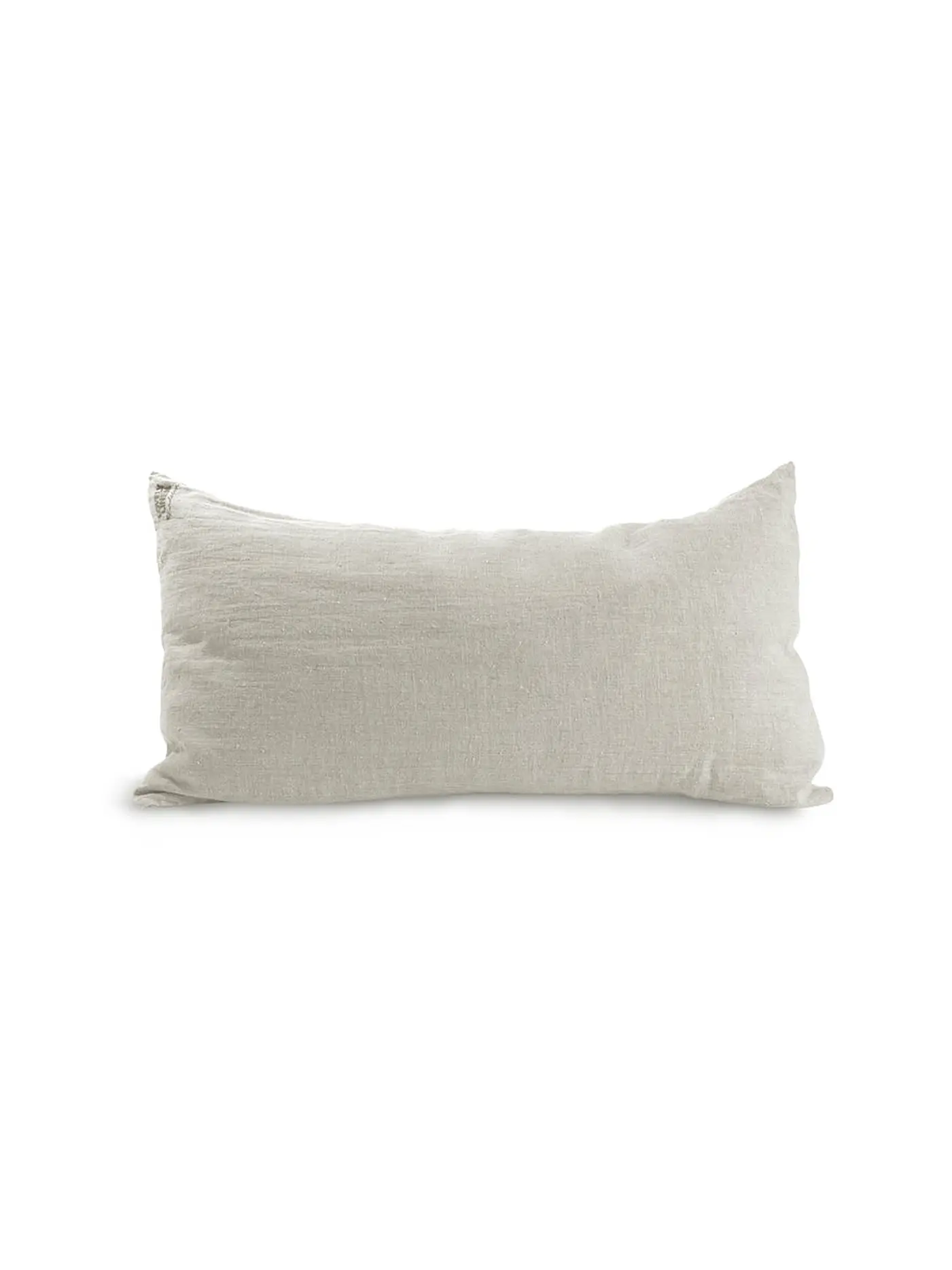 LOVELY LINEN | Leinen-Kissenbezug 40x80cm (Light Grey) | 